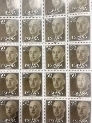 Sellos Franco 50 céntimos España