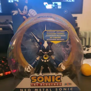 Figura Neo Metal Sonic Jakks Pacific Articulada