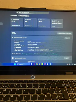 Portátil Lenovo LOQ Gris