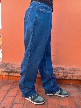 Pantalones vaqueros baggy azules