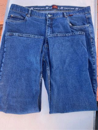 Pantalones vaqueros baggy azules