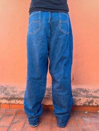 Pantalones vaqueros baggy azules