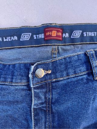 Pantalones vaqueros baggy azules