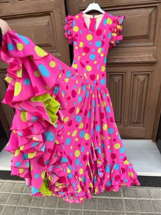 Traje de flamenca niña talla 130 Nose edad