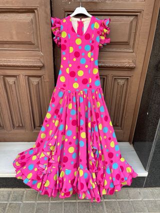 Traje de flamenca niña talla 130 Nose edad