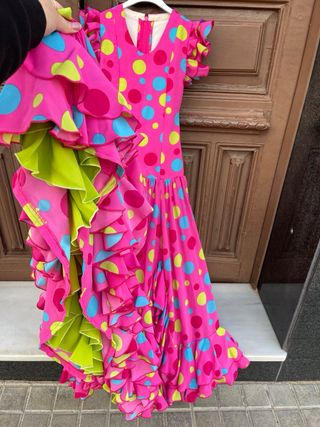 Traje de flamenca niña talla 130 Nose edad