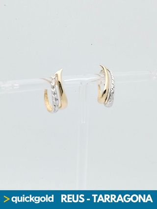 040-03-00489 PENDIENTES ORO DE 18K LÁGRIMA