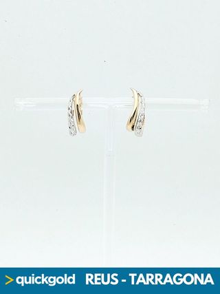 040-03-00489 PENDIENTES ORO DE 18K LÁGRIMA