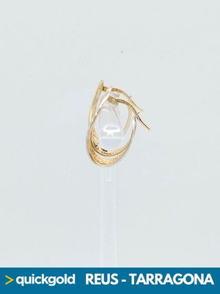 040-03-00489 PENDIENTES ORO DE 18K LÁGRIMA