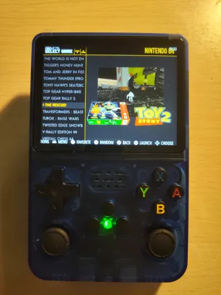 Consola Portátil Game Master R36S Azul