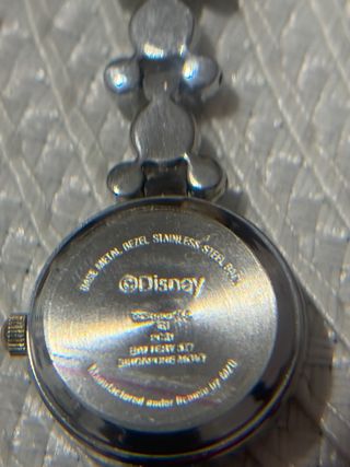 Reloj Disney Mickey Mouse Dorado y Plateado