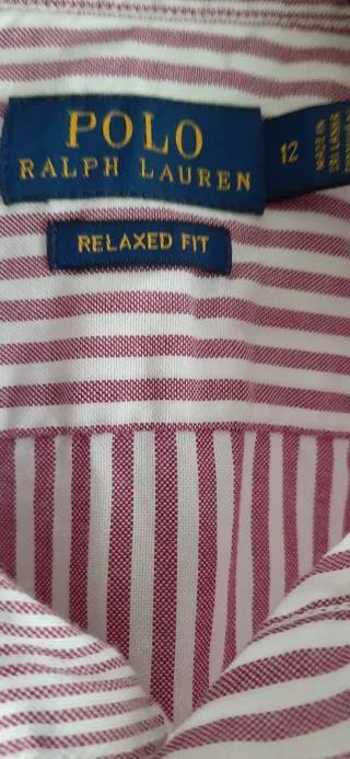 Camicia Polo Ralph Lauren a Righe Rosse
