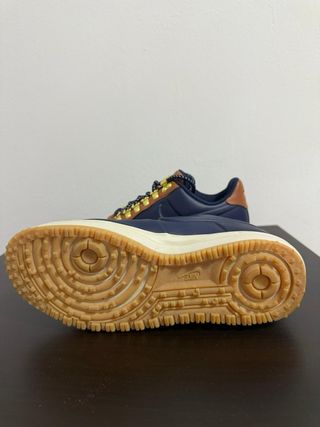 Nike Lunar Force 1 Duckboot Low Blu/Marrone