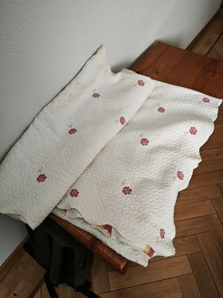 Edredón y colcha cama 135