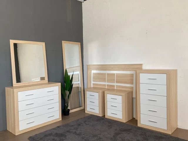 Oferta Pack Cabecero + 2 Mesitas Nuevo Dormitorio