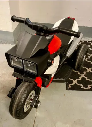 Moto Eléctrica Infantil Roja y Negra