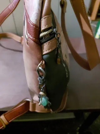 Mochila Anekke Antirrobo Marrón Multicolor