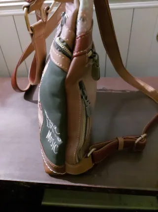 Mochila Anekke Antirrobo Marrón Multicolor