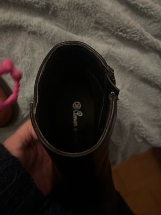 Botín piel negro invierno talla 36