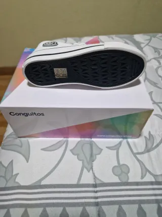 Zapatillas botín Conguitos blancas numero 30