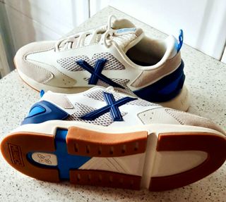 Deportivas Munich Caballero Beige/Blanco Nuevas
