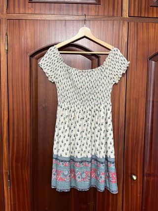 Vestido floral verão tamanho único