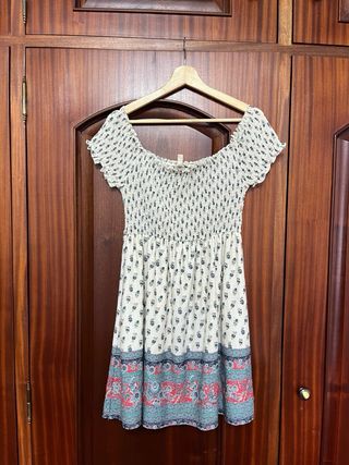 Vestido floral verão tamanho único