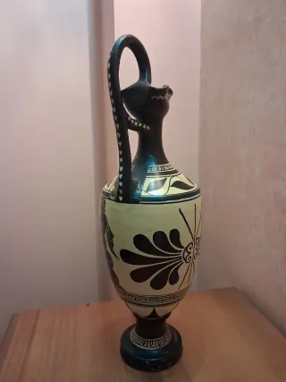 Jarrón Griego antiguo vintage Cerámica