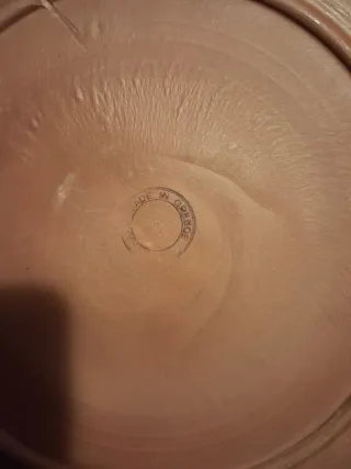 Conjunto plaro y Jarrón Griego antiguo vintage