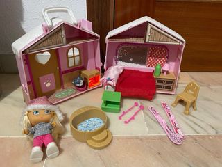 Casa de muñecas plegable Nieve