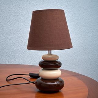 Lamparita de mesa cerámica apilada