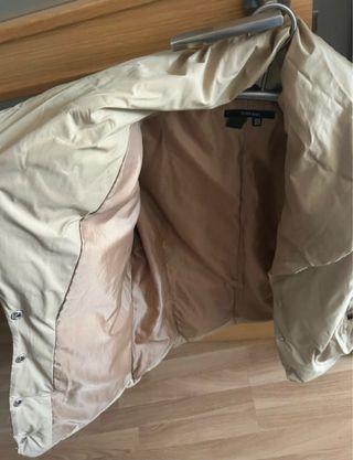 Abrigo Zara Beige Talla XL