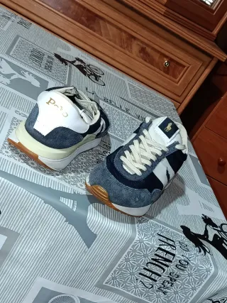 Zapatillas Polo Ralph Lauren Azul y Blanco