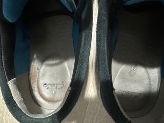 Zapatos Clarks Ante Azul