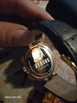 Orologio Cronografo Versus Versace Nero Oro