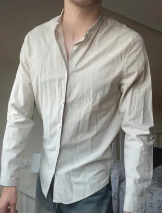 Camisa Bershka Beige