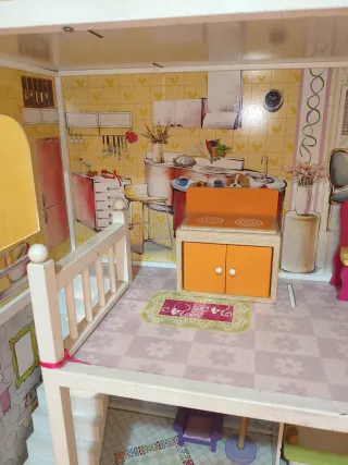Casa de muñecas 3 pisos