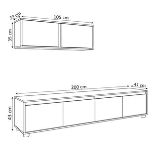 Mueble Salon Oferta Nuevo Conjunto