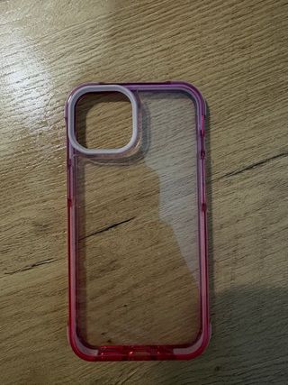 Funda iPhone 13 Transparente Rosa
