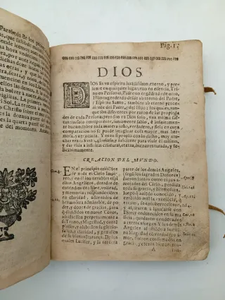 Libro antiguo Cronicron cristiano año 1679 Madrid
