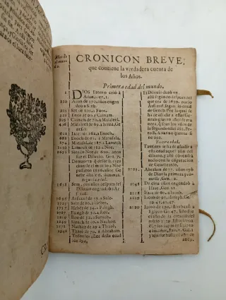 Libro antiguo Cronicron cristiano año 1679 Madrid