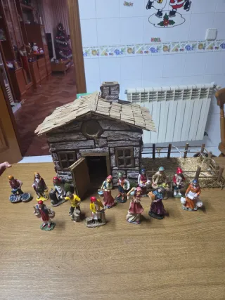 Prezioso presepe con luce per decorare la tua casa a Natale