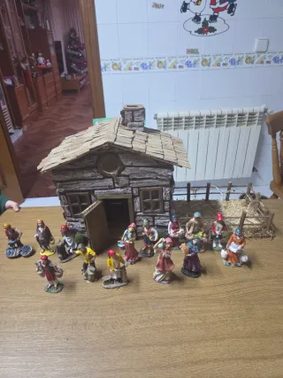 Prezioso presepe con luce per decorare la tua casa a Natale