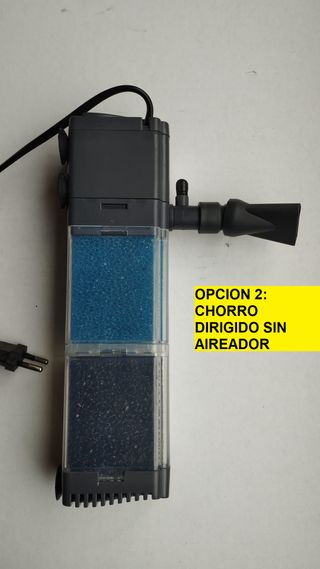filtro acuario mediano pecera 880 litros hora