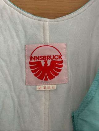 Peto de nieve infantil turquesa