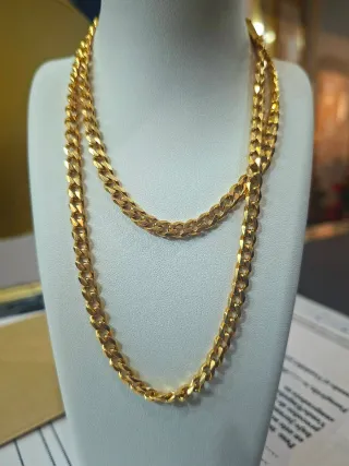 Cadena Cubana Oro 18Klt - 48gr