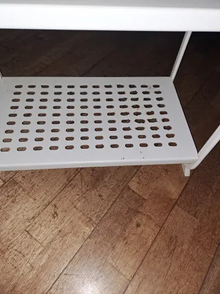 Estantería metálica blanca 5 baldas