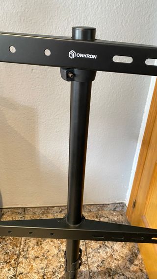 ONKRON Soporte TV Pie Cristal Templado