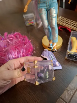 Muñeca Rainbow con accesorios