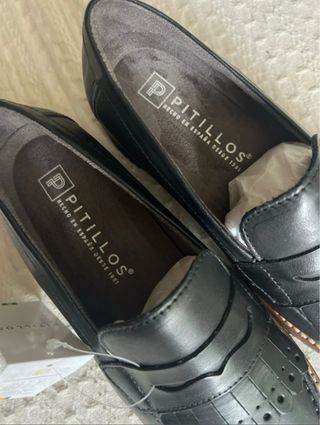 Mocasines Pitillos Negros Talla 37